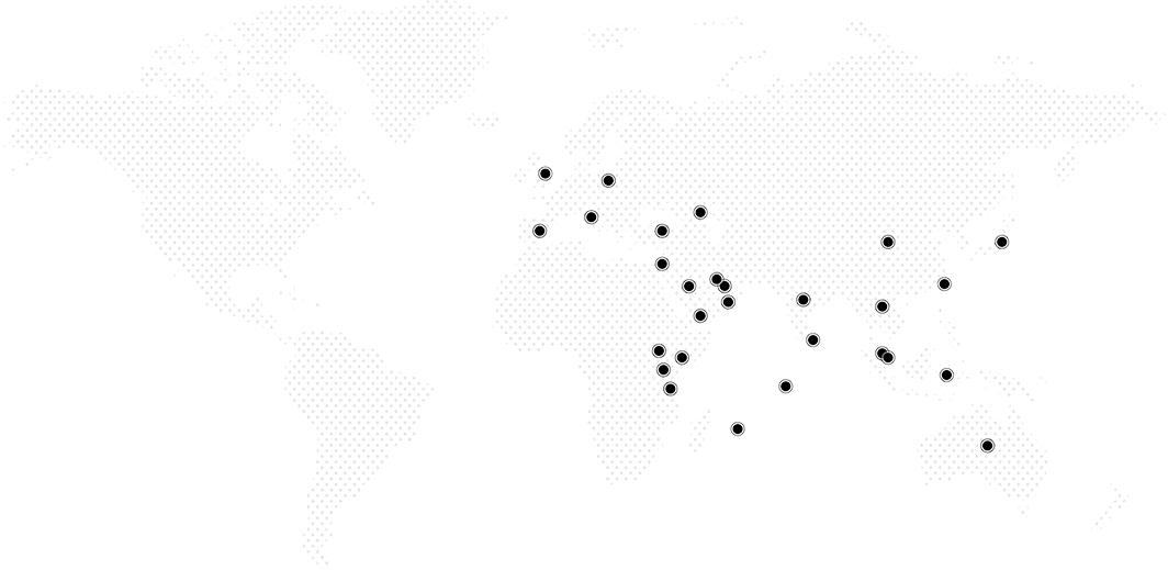 Map White With Black Dots W1064